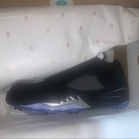 Air Jordan V Low Golf Black Shoes size 10 New main image 5